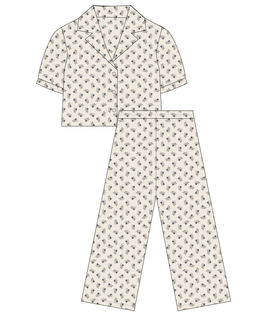 Woven Pajama Set – Vintage Fleur