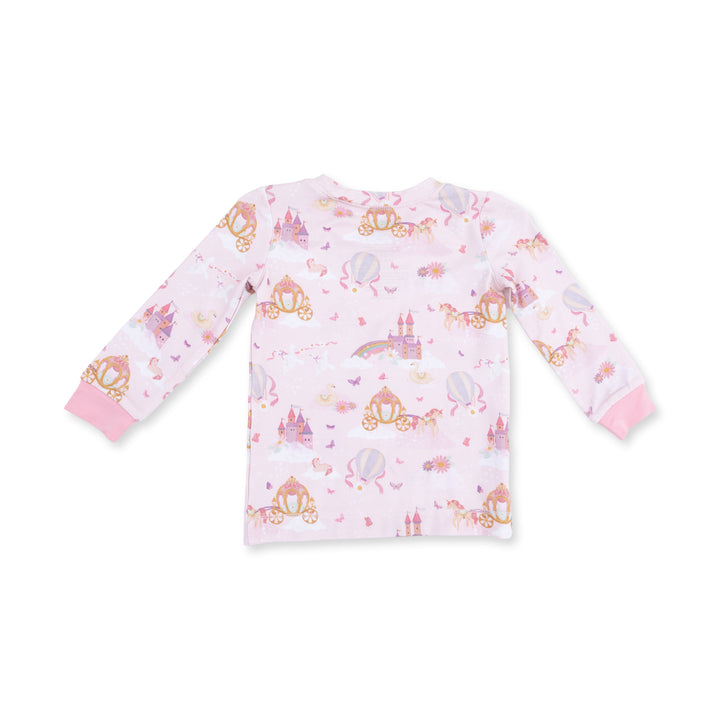 Princess Unicorns And Castle - Long Sleeve Loungewear Set