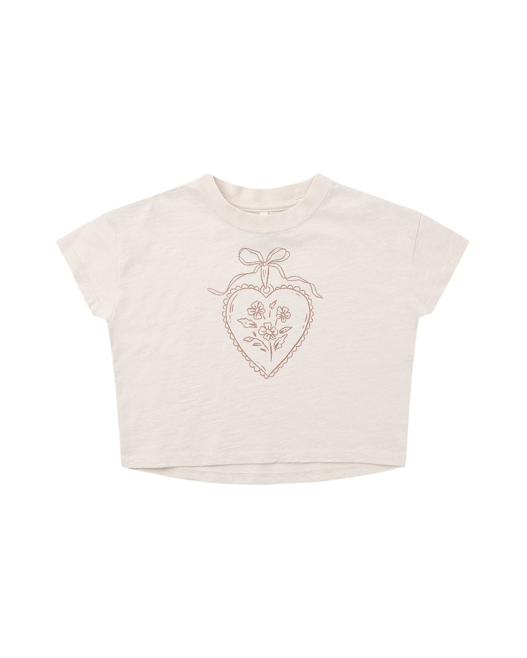 Boxy Tee | Heart Locket