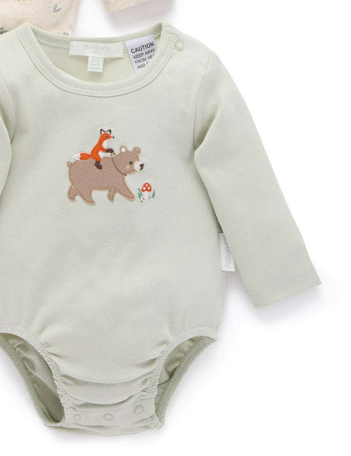 Woodland Print 2 Pack Bodysuit