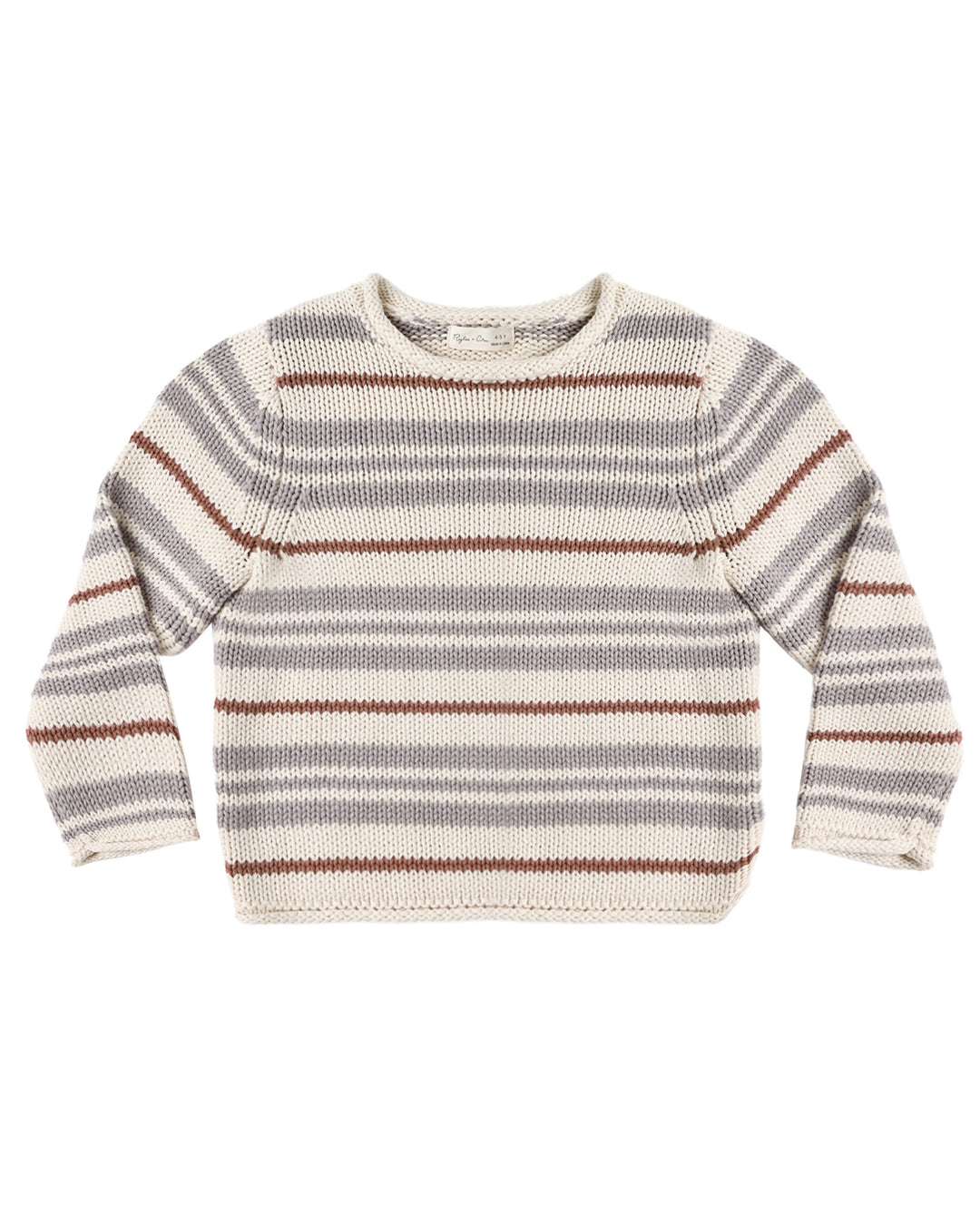 Jacques Sweater – Dusty Blue Stripe