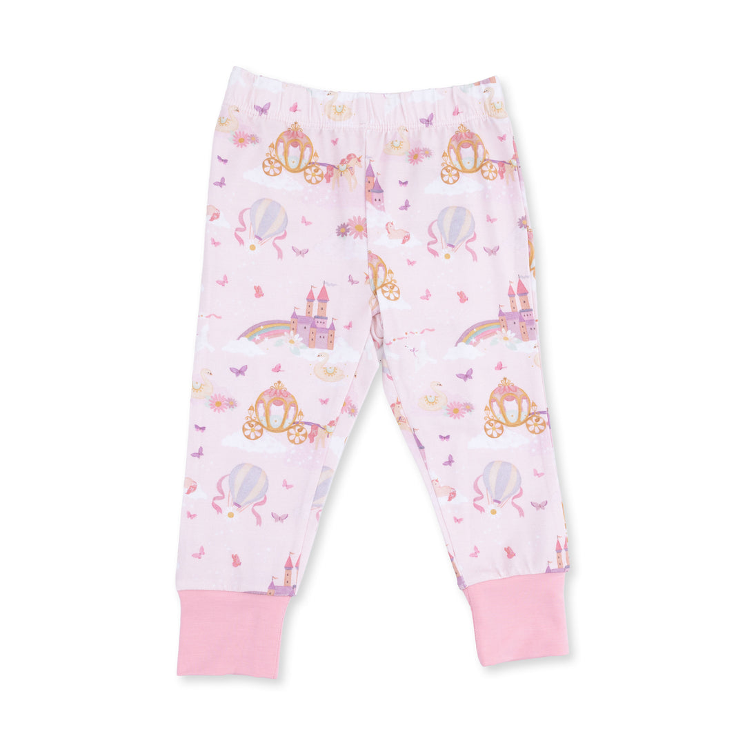 Princess Unicorns And Castle - Long Sleeve Loungewear Set