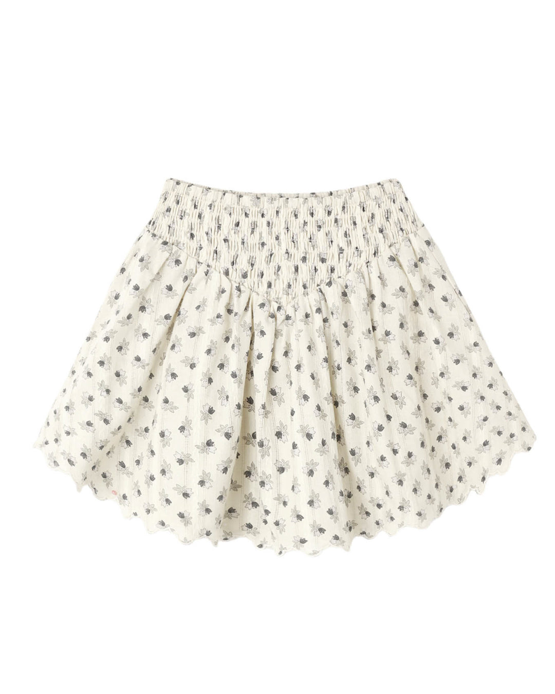 Smocked V Mini Skirt | Vintage Fleur