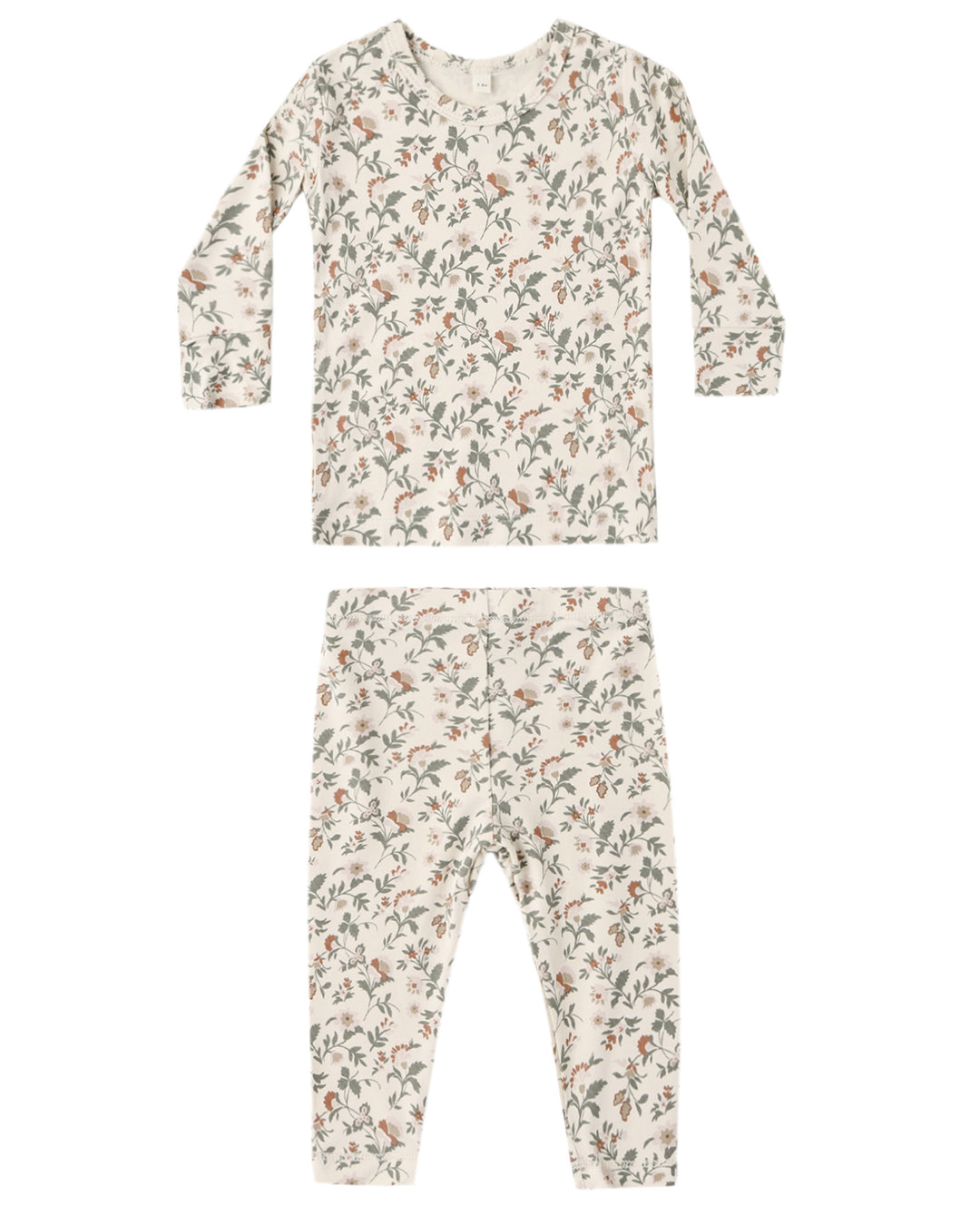 Bamboo Pajama Set – Holiday Floral