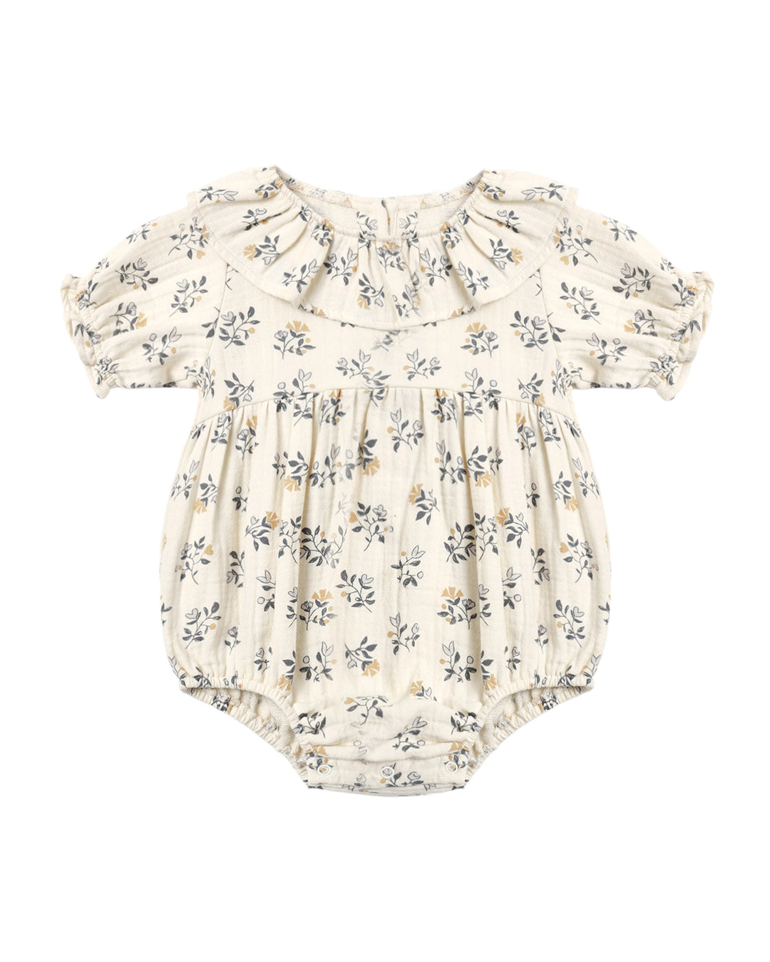 Collared Romper – French Floral