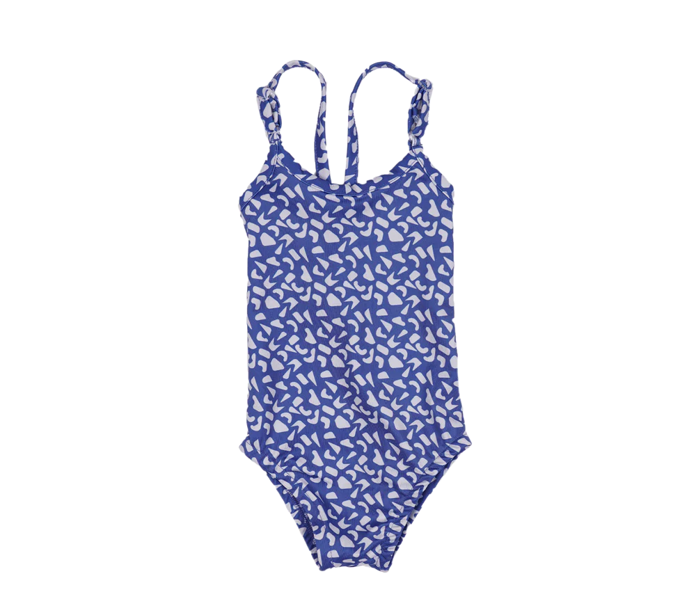 Abstract Print Bathing Suit