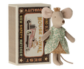 Load image into Gallery viewer, Maileg Princess Mouse Little Sister in Matchbox
