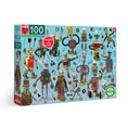 Load image into Gallery viewer, Upcycled Robots 100pc puzzle
