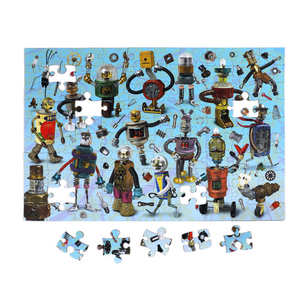 Upcycled Robots 100pc puzzle