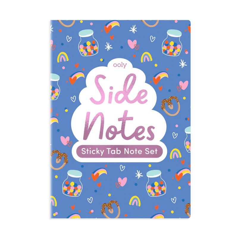 Ooly side notes sticky tab note pad - happy day