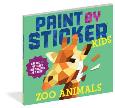 Paint by Sticker Zoo Animals